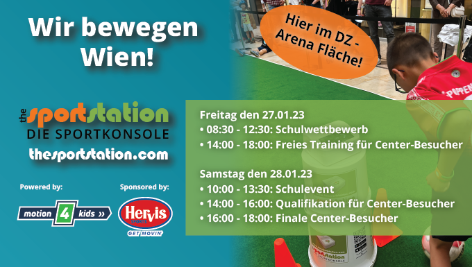 sportstation2 Turnier im Westfield Donau Zentrum in Wien