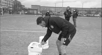 sportstation beim Fußballtraining der FC St. Pauli Rabauken