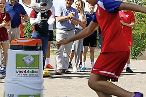 Seelbacher Schüler sind die Ersten an der Sportstation 2